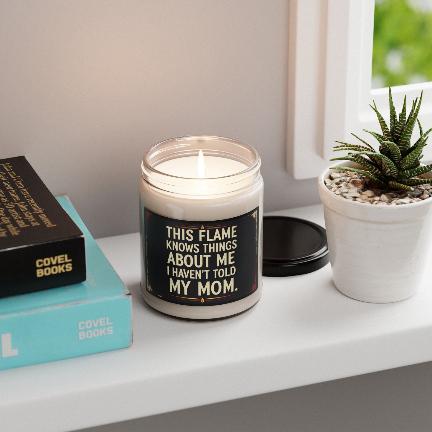 This Flame Knows Things About Me I Haven’t Told My Mom – GymFailz Soy Candle