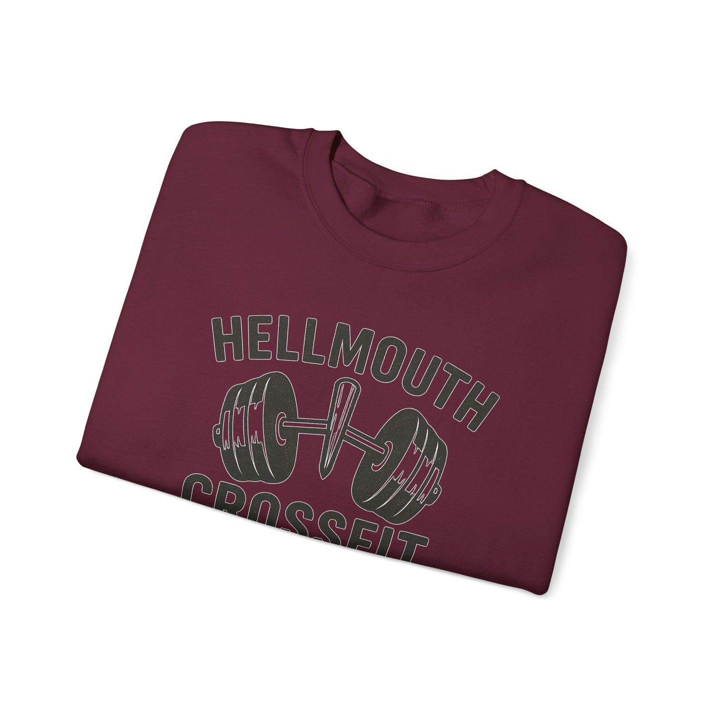 Hellmouth Crossfit Buffyverse Sweatshirt, Unisex Jumper, Sweater, Pullover, Workout Shirt, Fitness Top
