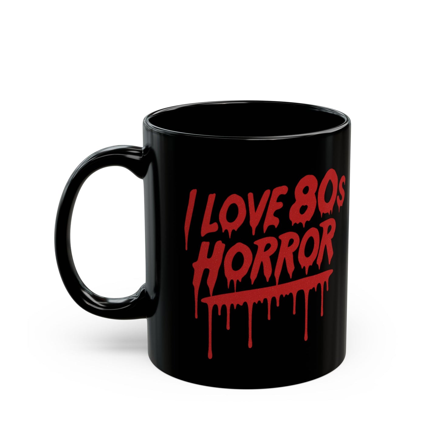 I Love 80's Horror coffee mug