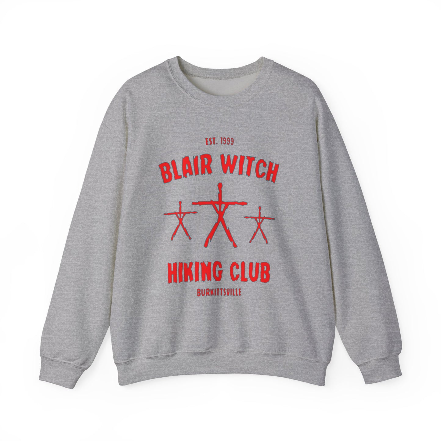 Blaire Witch Hiking Club Sweatshirt, Outdoor Adventure Clothing, Nature Lover Gift, Camping Crewneck Jumper, Wilderness Hike Apparel