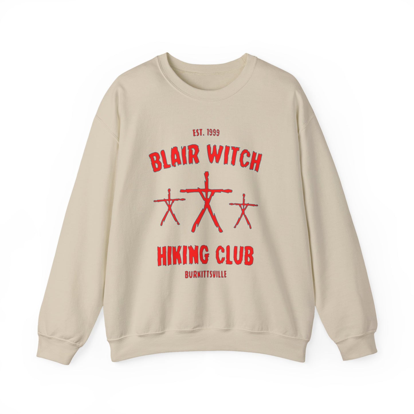 Blaire Witch Hiking Club Sweatshirt, Outdoor Adventure Clothing, Nature Lover Gift, Camping Crewneck Jumper, Wilderness Hike Apparel