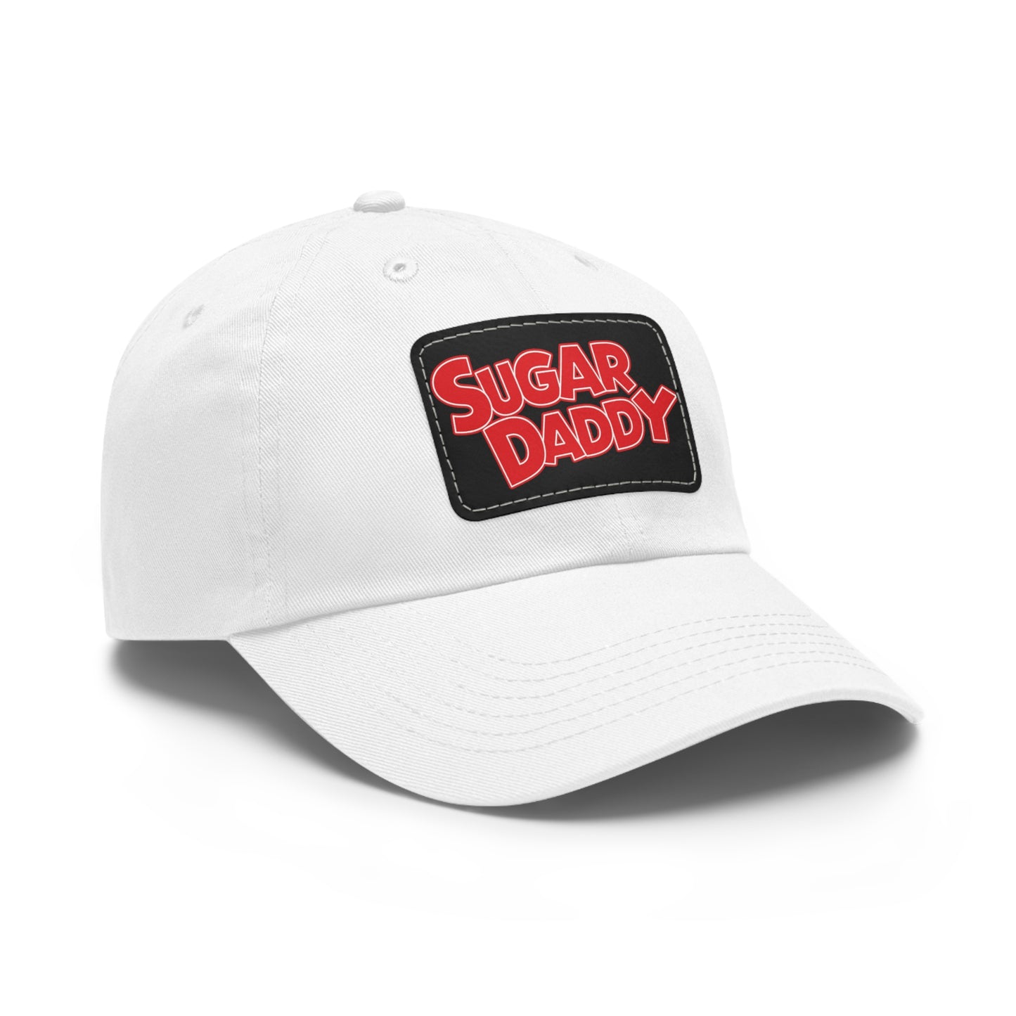 Dad Hat, Sugar Daddy Funny Hat with Leather Patch, Father's Day Gift, Dad Cap, Baseball Cap, Funny Hat