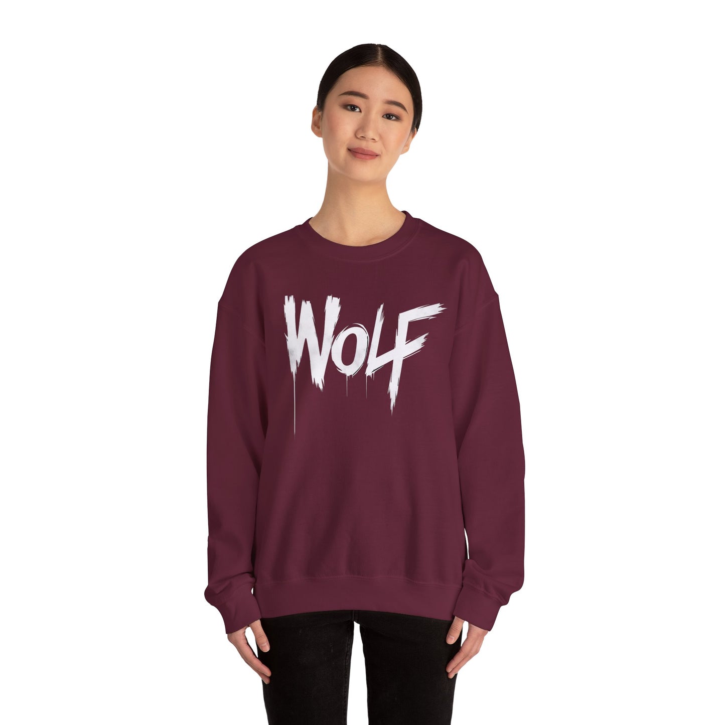 Wolf Sweatshirt, Animal Lover Gifts, Wildlife Crewneck, Nature Lover Apparel, Cozy Pullover, Outdoor Adventure Gear