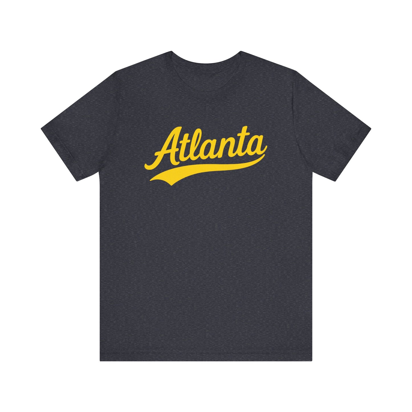 City Personalized Tshirt, Customized Gift Tee, Atlanta Yellow, Unisex Jersey Shirt, Travel Shirt