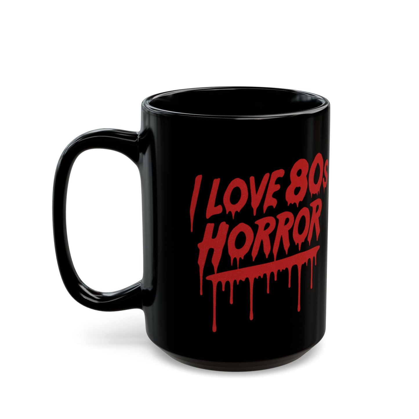 I Love 80's Horror coffee mug