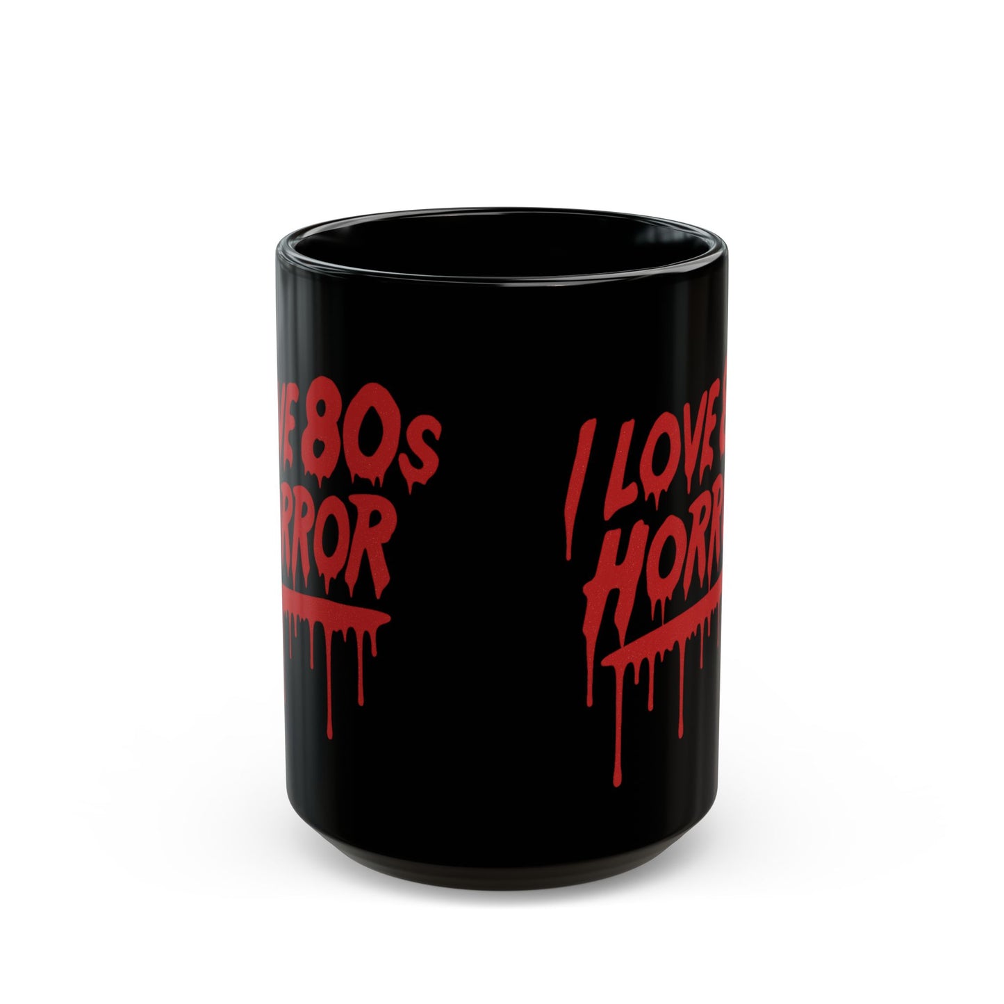 I Love 80's Horror coffee mug