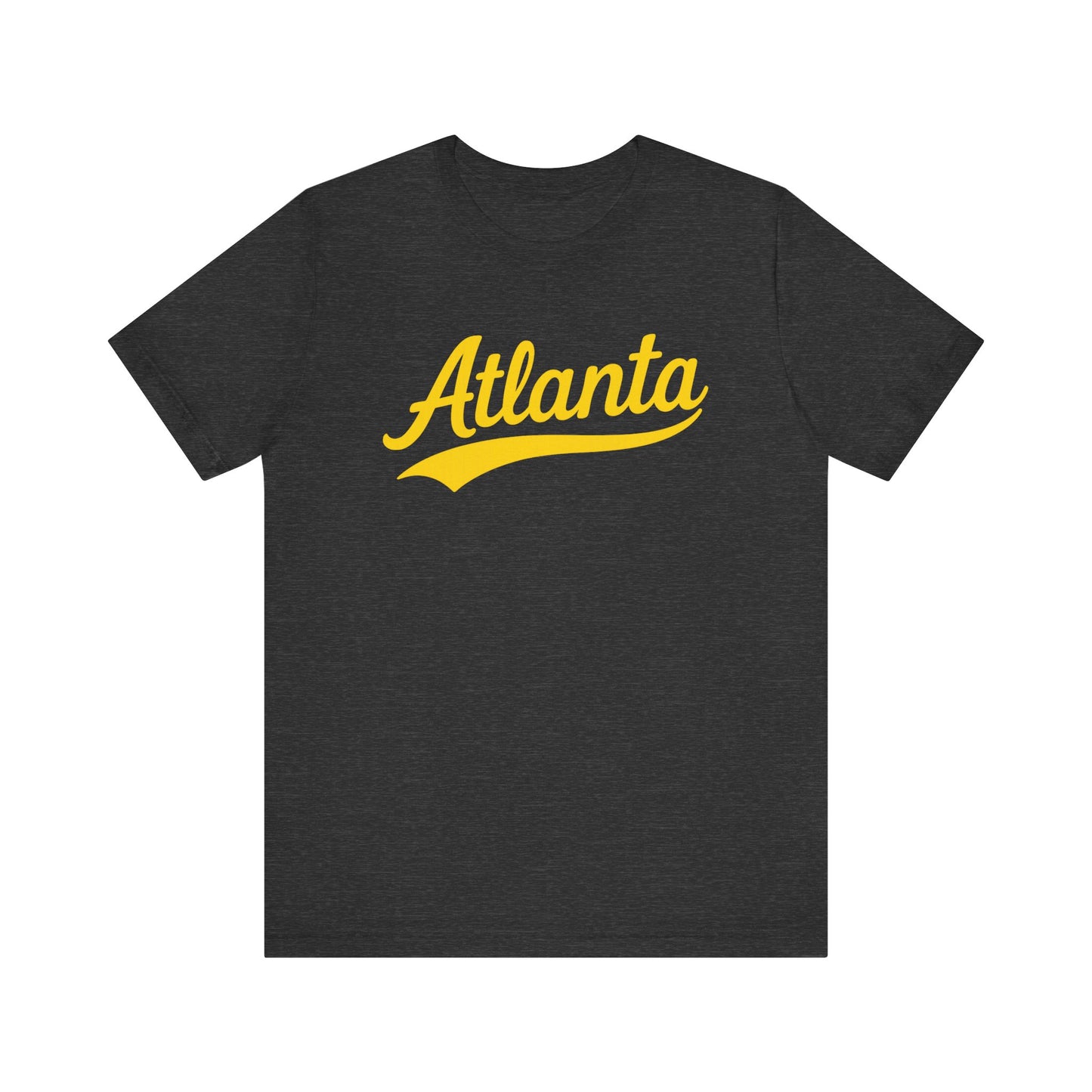 City Personalized Tshirt, Customized Gift Tee, Atlanta Yellow, Unisex Jersey Shirt, Travel Shirt
