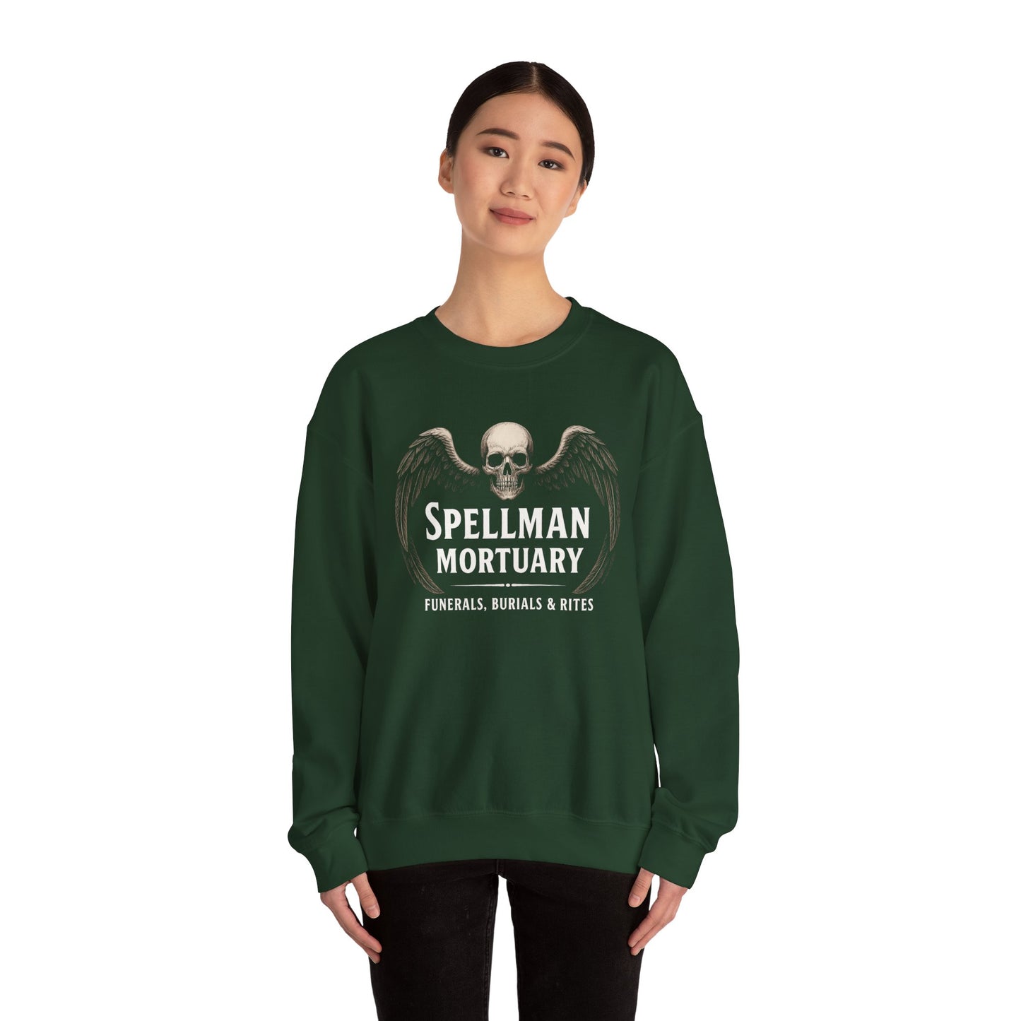 Spellman Mortuary Sweatshirt - Sabrina Spellman, Chilling Adventures, Occult Fashion, Witchy Vibes, Gothic Clothing, Halloween Outfit,