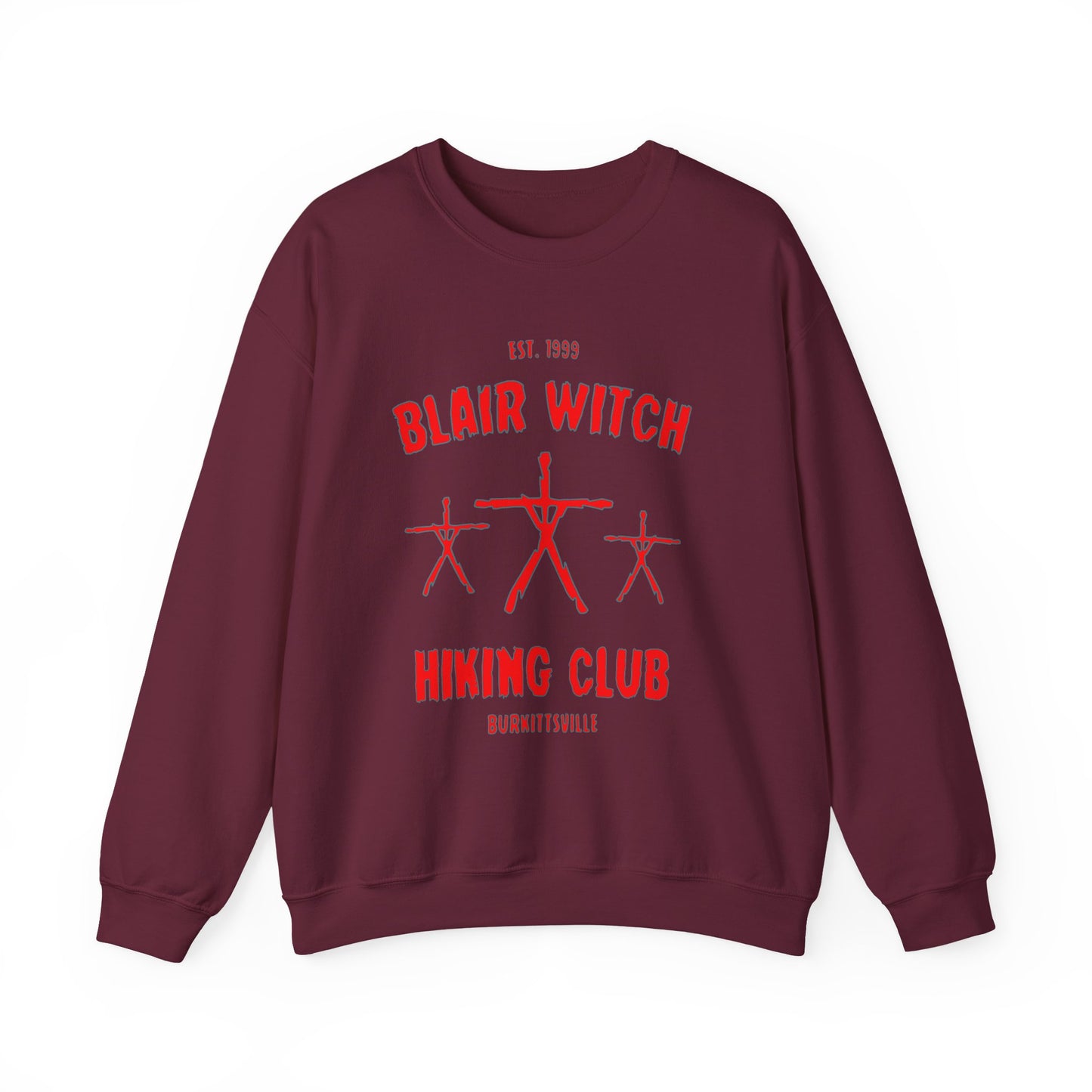 Blaire Witch Hiking Club Sweatshirt, Outdoor Adventure Clothing, Nature Lover Gift, Camping Crewneck Jumper, Wilderness Hike Apparel