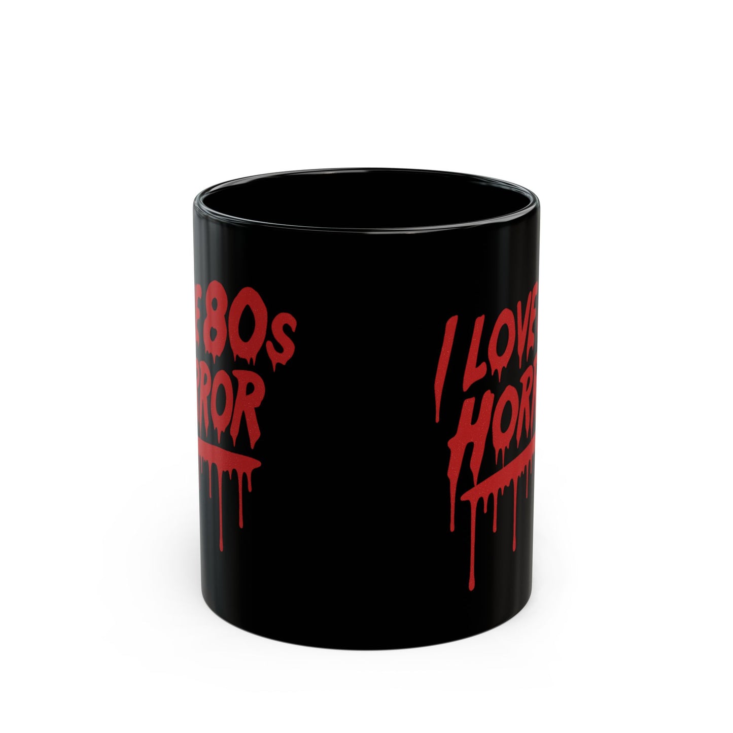 I Love 80's Horror coffee mug