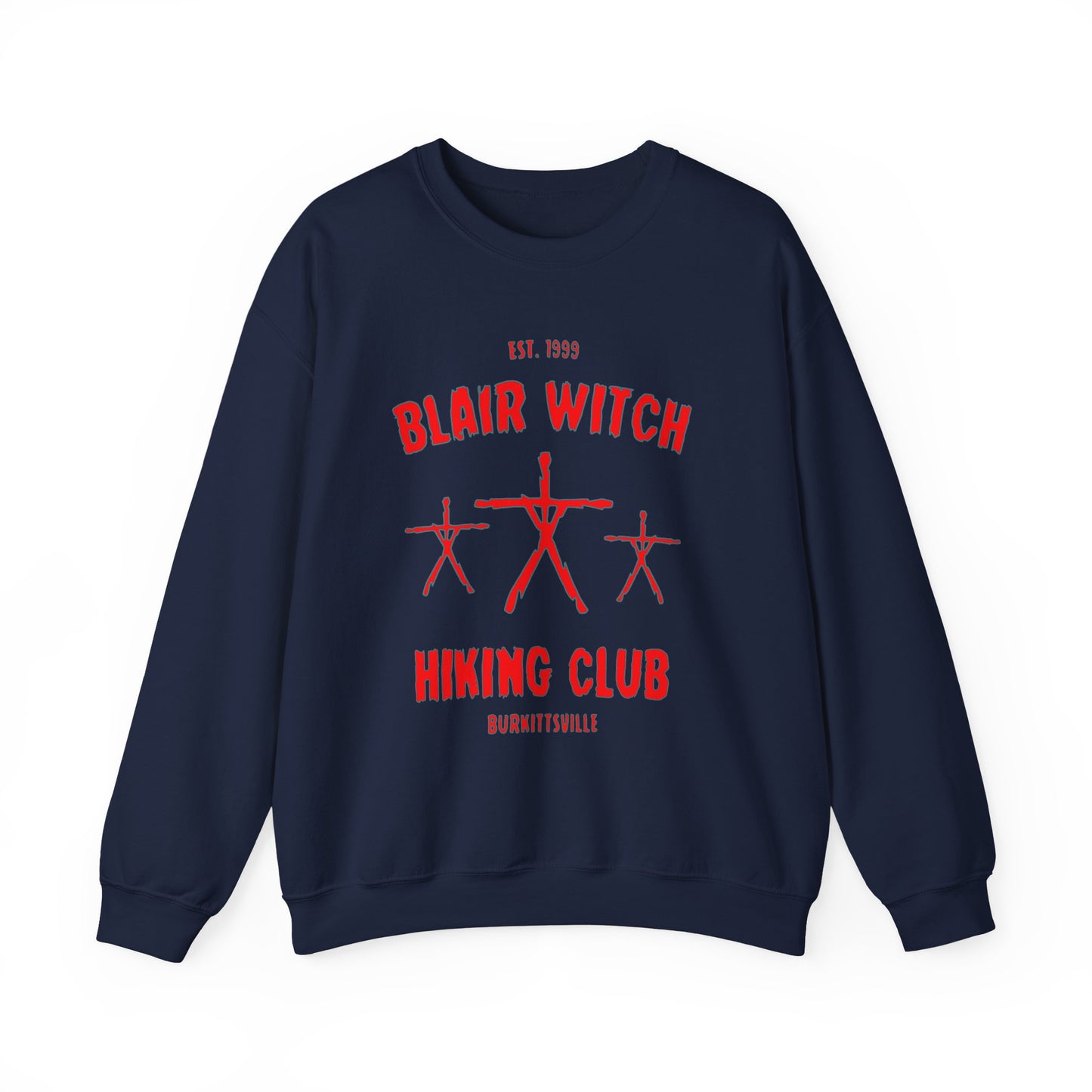 Blaire Witch Hiking Club Sweatshirt, Outdoor Adventure Clothing, Nature Lover Gift, Camping Crewneck Jumper, Wilderness Hike Apparel