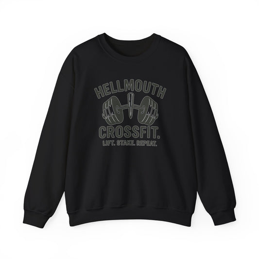 Hellmouth Crossfit Buffyverse Sweatshirt, Unisex Jumper, Sweater, Pullover, Workout Shirt, Fitness Top