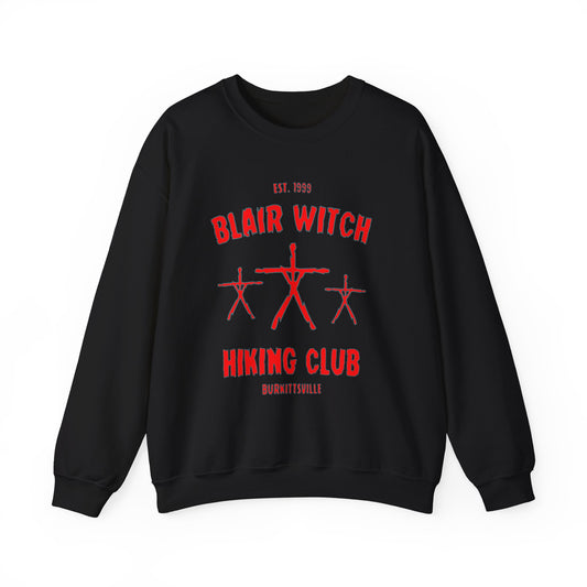Blaire Witch Hiking Club Sweatshirt, Outdoor Adventure Clothing, Nature Lover Gift, Camping Crewneck Jumper, Wilderness Hike Apparel
