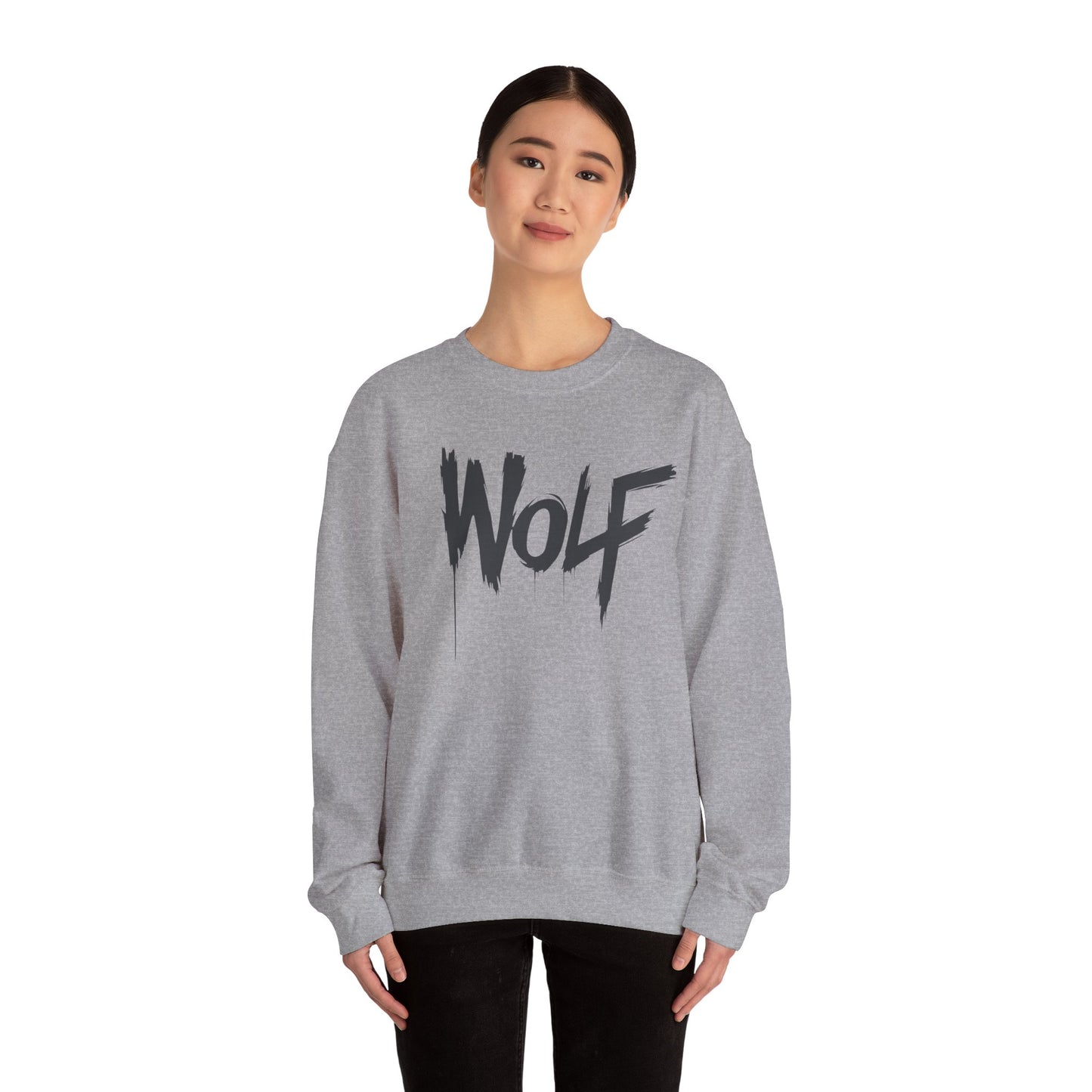 Wolf Sweatshirt, Animal Lover Gifts, Wildlife Crewneck, Nature Lover Apparel, Cozy Pullover, Outdoor Adventure Gear