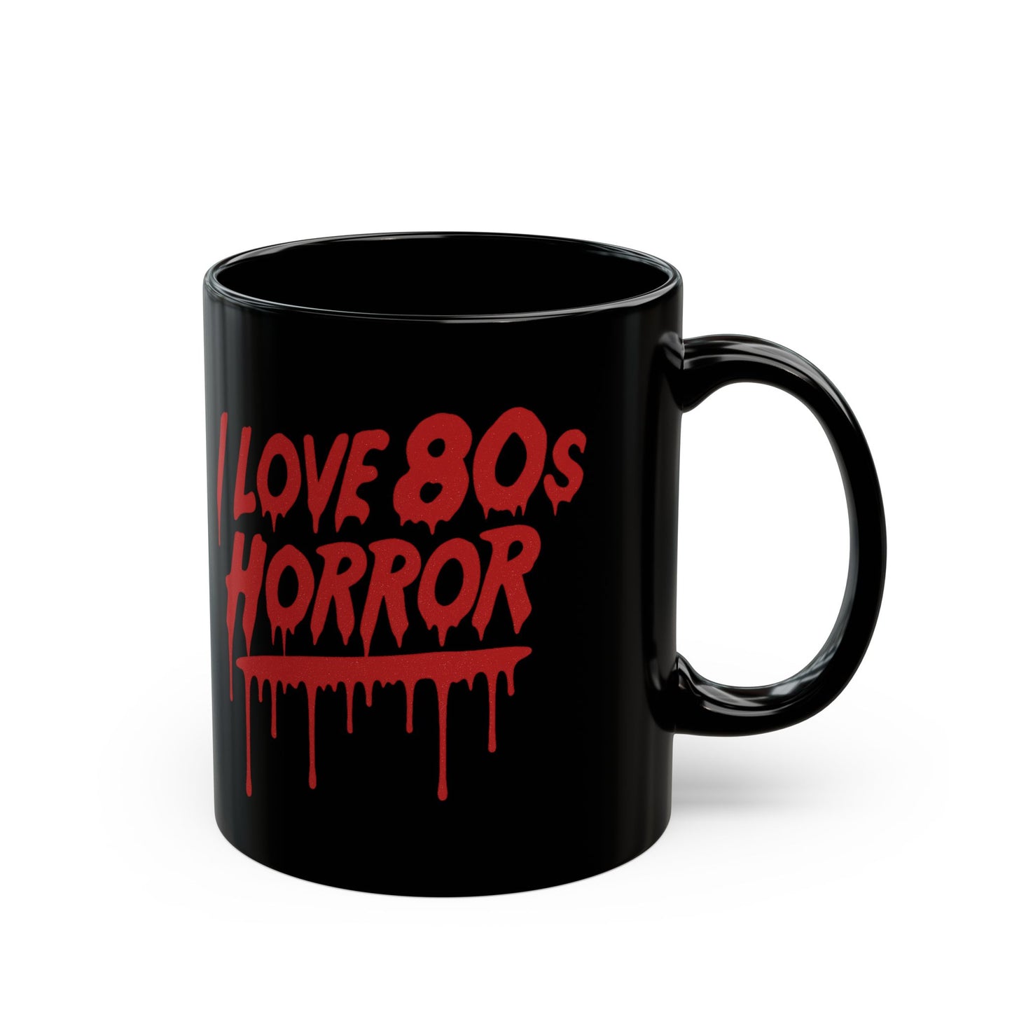 I Love 80's Horror coffee mug