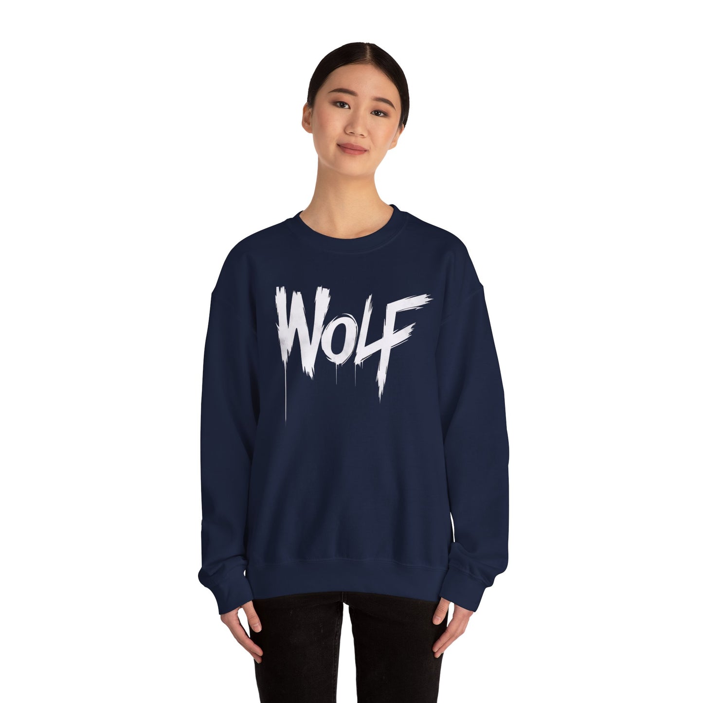 Wolf Sweatshirt, Animal Lover Gifts, Wildlife Crewneck, Nature Lover Apparel, Cozy Pullover, Outdoor Adventure Gear