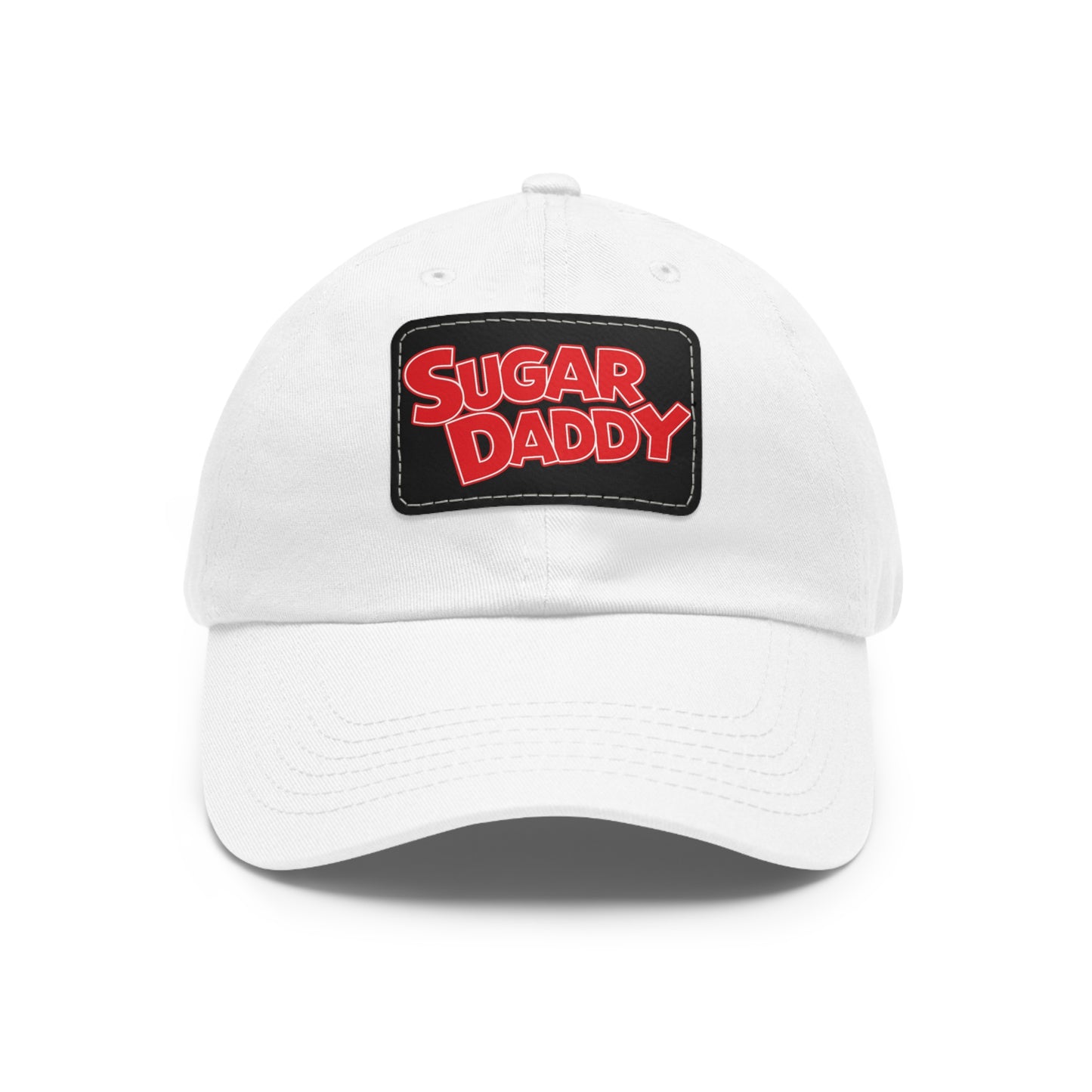 Dad Hat, Sugar Daddy Funny Hat with Leather Patch, Father's Day Gift, Dad Cap, Baseball Cap, Funny Hat