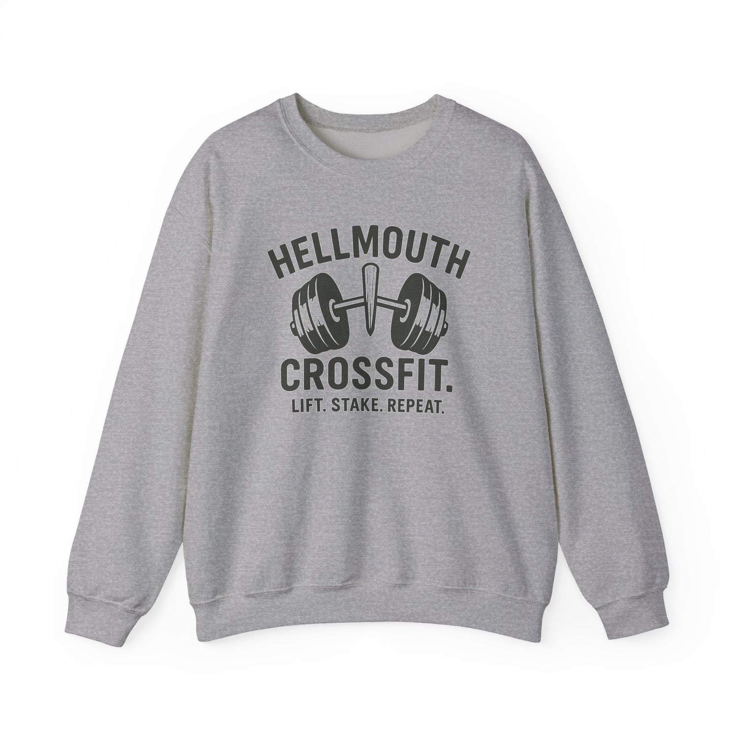 Hellmouth Crossfit Buffyverse Sweatshirt, Unisex Jumper, Sweater, Pullover, Workout Shirt, Fitness Top