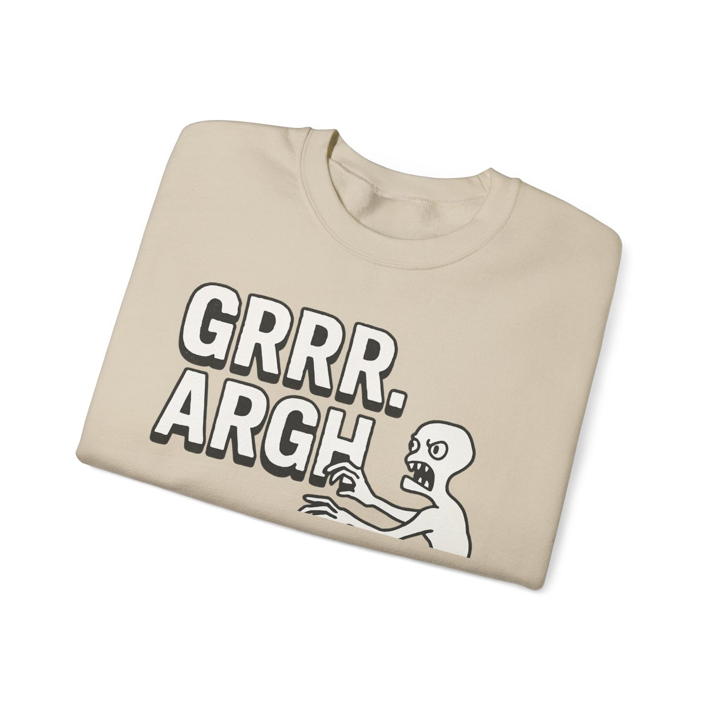 Buffyverse Sweatshirt, Grrr Argh Slayer Jumper, TV Show Fan Apparel, Cozy Crewneck Pullover, Cult Classic Clothing, Horror Fan Gift