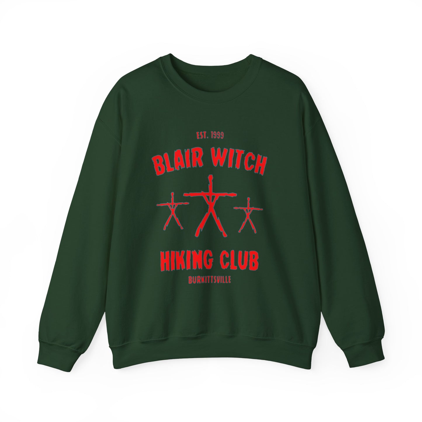 Blaire Witch Hiking Club Sweatshirt, Outdoor Adventure Clothing, Nature Lover Gift, Camping Crewneck Jumper, Wilderness Hike Apparel