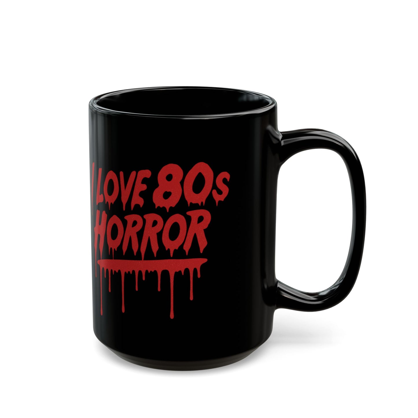 I Love 80's Horror coffee mug