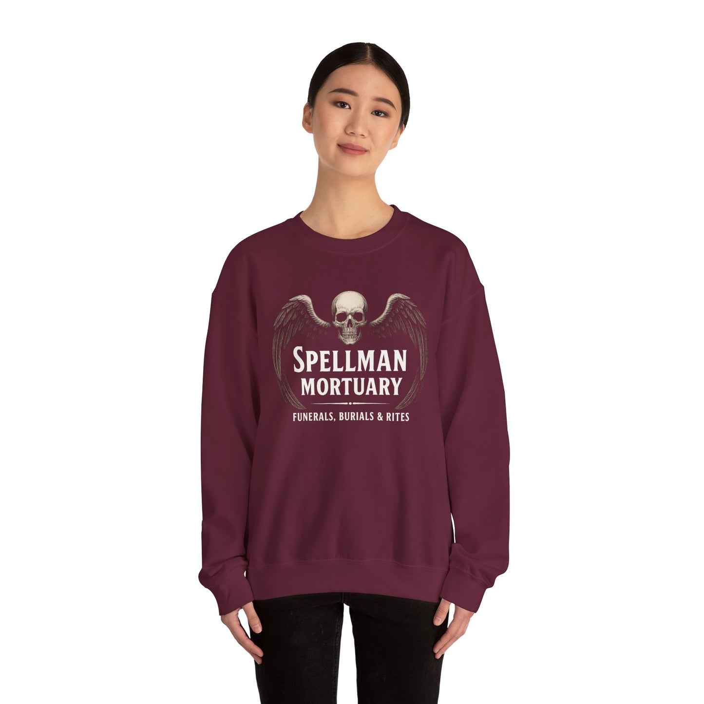Spellman Mortuary Sweatshirt - Sabrina Spellman, Chilling Adventures, Occult Fashion, Witchy Vibes, Gothic Clothing, Halloween Outfit,