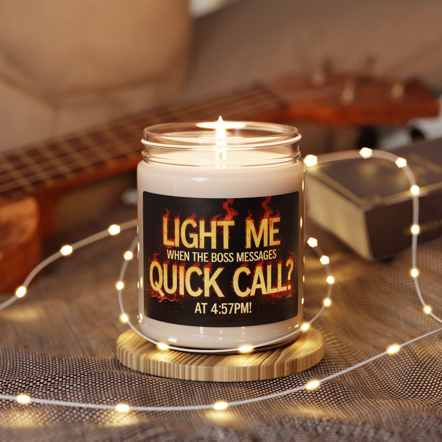 Light Me When the Boss Messages ‘Quick Call?’ at 4:57PM – GymFailz Soy Candle