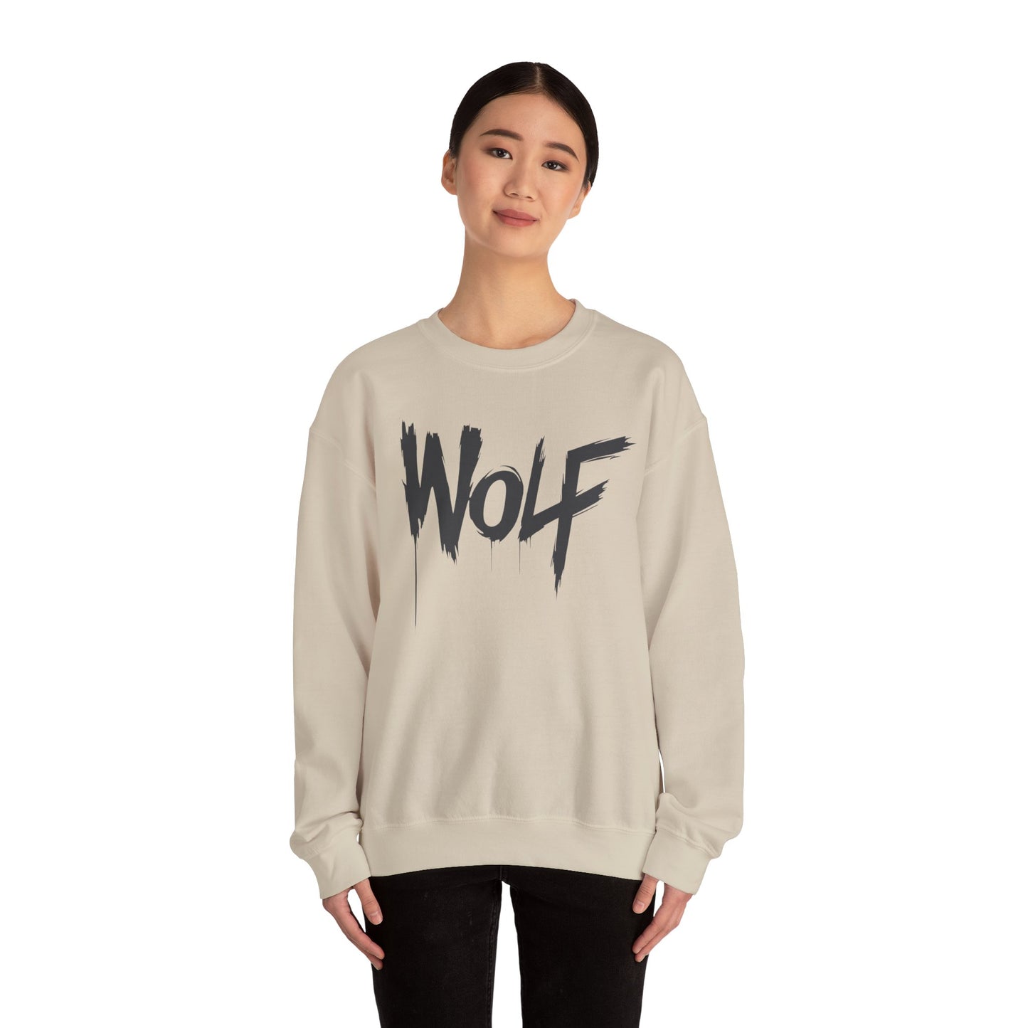 Wolf Sweatshirt, Animal Lover Gifts, Wildlife Crewneck, Nature Lover Apparel, Cozy Pullover, Outdoor Adventure Gear