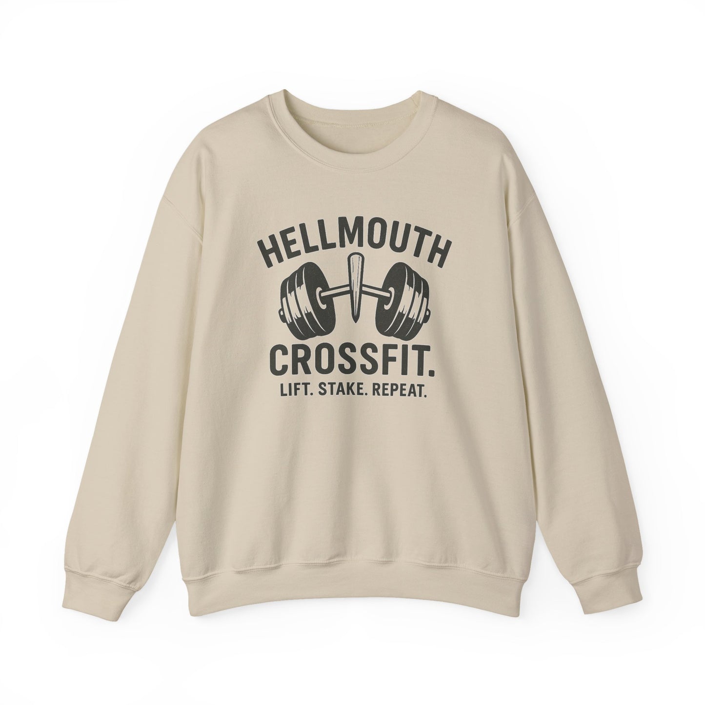Hellmouth Crossfit Buffyverse Sweatshirt, Unisex Jumper, Sweater, Pullover, Workout Shirt, Fitness Top