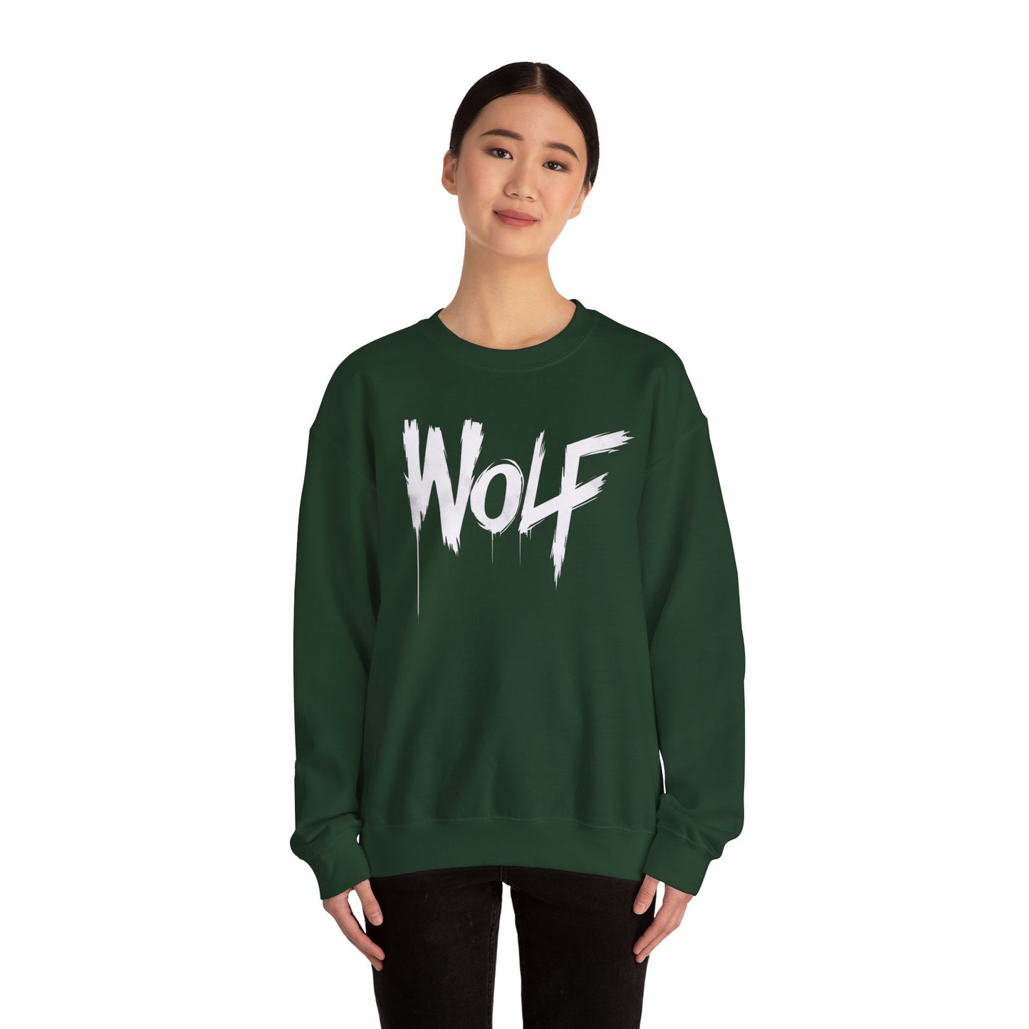 Wolf Sweatshirt, Animal Lover Gifts, Wildlife Crewneck, Nature Lover Apparel, Cozy Pullover, Outdoor Adventure Gear